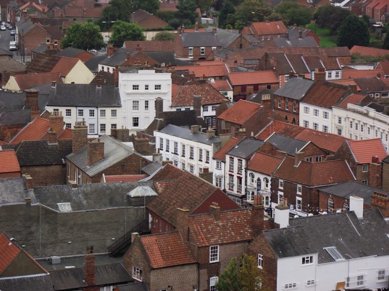 A view over Louth from St James Church