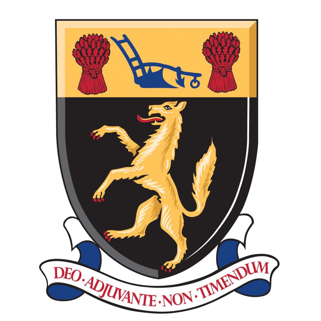 Crest of Louth Town Council Deo adjuvante non timendum