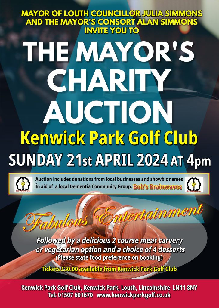 Mayor Councillor Julia Simmons' Charity Auction 21st April 2024