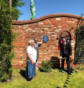 Unveiling of plaque for the victims of the Louth Flood