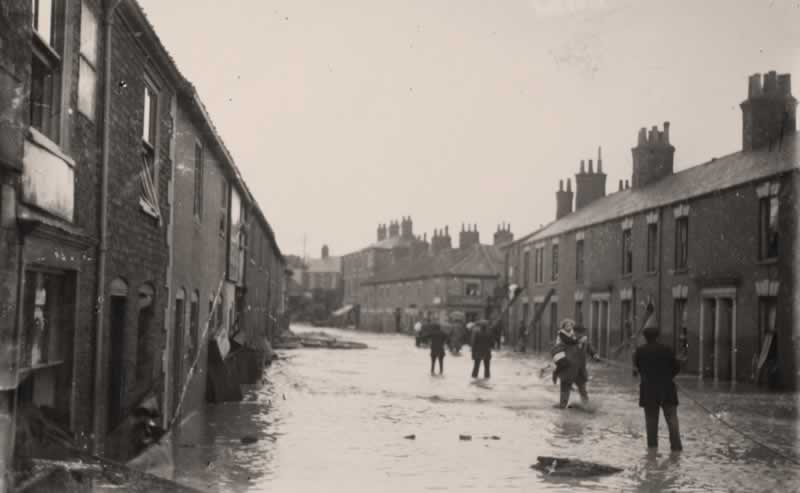 James Street following the flood