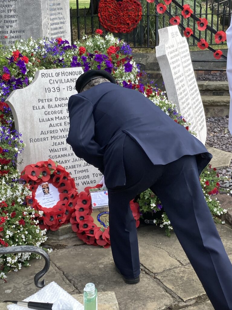 Louth & District Royal British Legion lay wreath