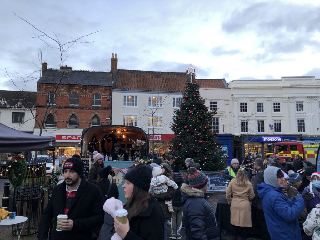 Market Place at Lights Switch on 2021