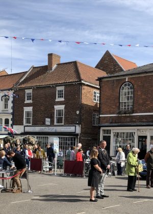 The last post is played for HRH Duke of Edinburgh in Louth 17th April 2021