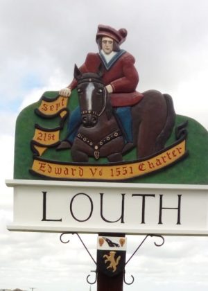 The sign on the London Road,