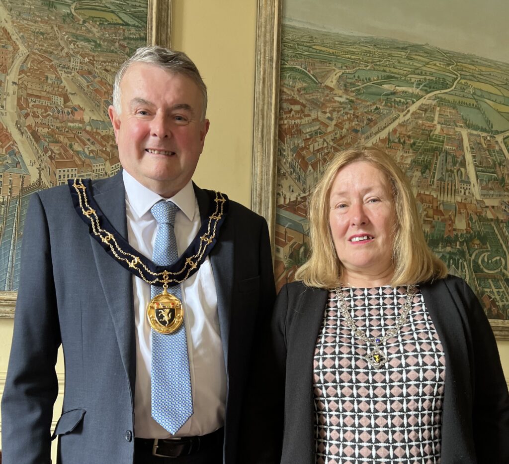 Mayor & Mayoress 2022-23 Cllr Jeremy & Mrs Bridget Baskett