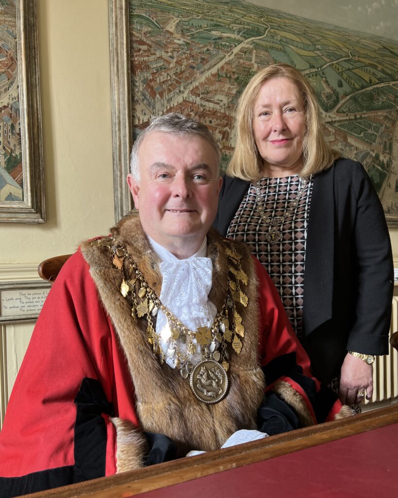 Mayor & Mayoress 2022-23 Cllr Jeremy & Mrs Bridget Baskett