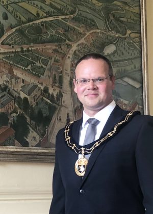 Councillor Darren Hobson, Mayor of Louth 2020-21