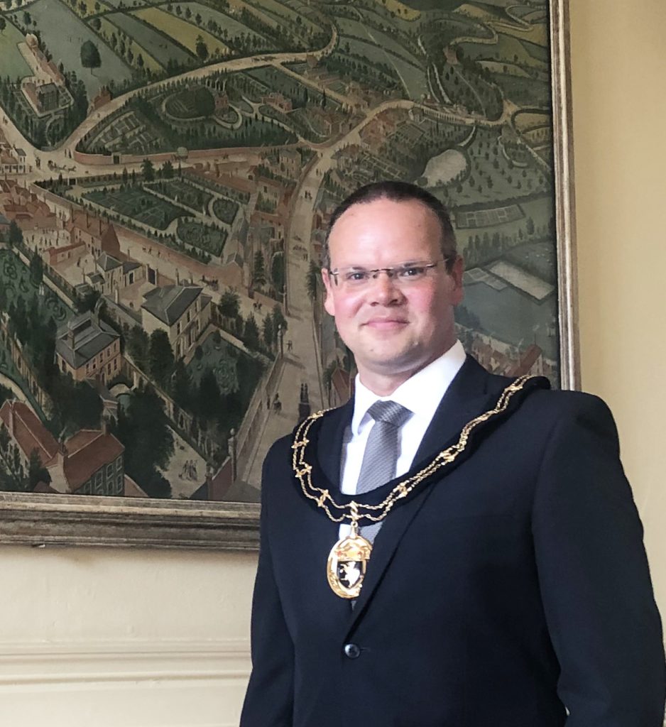 Councillor Darren Hobson, Mayor of Louth 2020-21