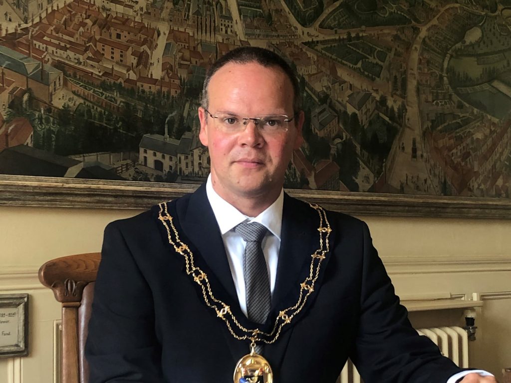 Councillor Darren Hobson, Mayor of Louth